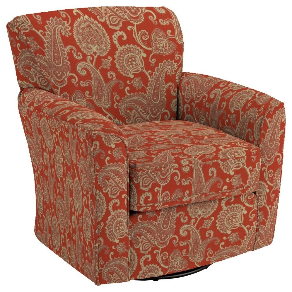 Best Home Furnishings Swivel Barrel Chairs 2888 Kaylee Swivel Barrel